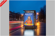 Transit Advertising Mockup, an Advertising Mockup by Bruno's Shop (Thumbnail 1 of 3)