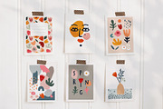140 abstract cut out spring set, a Decorative Illustration by Tabita's shop (Thumbnail 3 of 17)