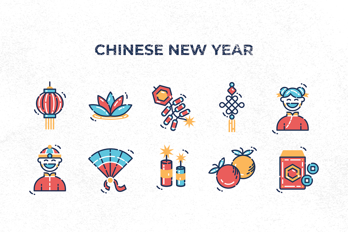 120 Holiday Icons, an Outline Icon by Flat Icons (Photo 4 of 13)