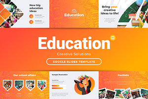 Education Creative Google Slides, a Presentation Template by Presentation Templates