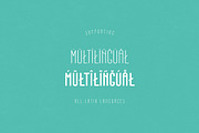 Marstian Monoline Condensed Sans, a Sans Serif Font by Cruzine (Thumbnail 8 of 9)