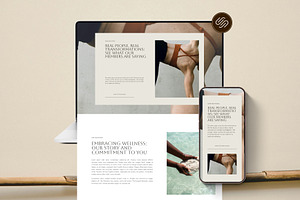 Squarespace 7.1 Website Template