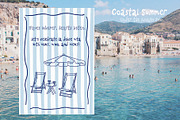 COASTAL Summer - whimsical set, a Seasonal Illustration by Madiwaso (Thumbnail 7 of 13)