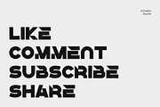 Komata – Bold Geometric Display Font, a Sans Serif Font by Artiveko (Thumbnail 3 of 8)