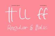 Muffling, a Handwritten Font by yumnatype (Thumbnail 9 of 10)