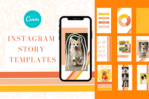 Striped Instagram Story Templates