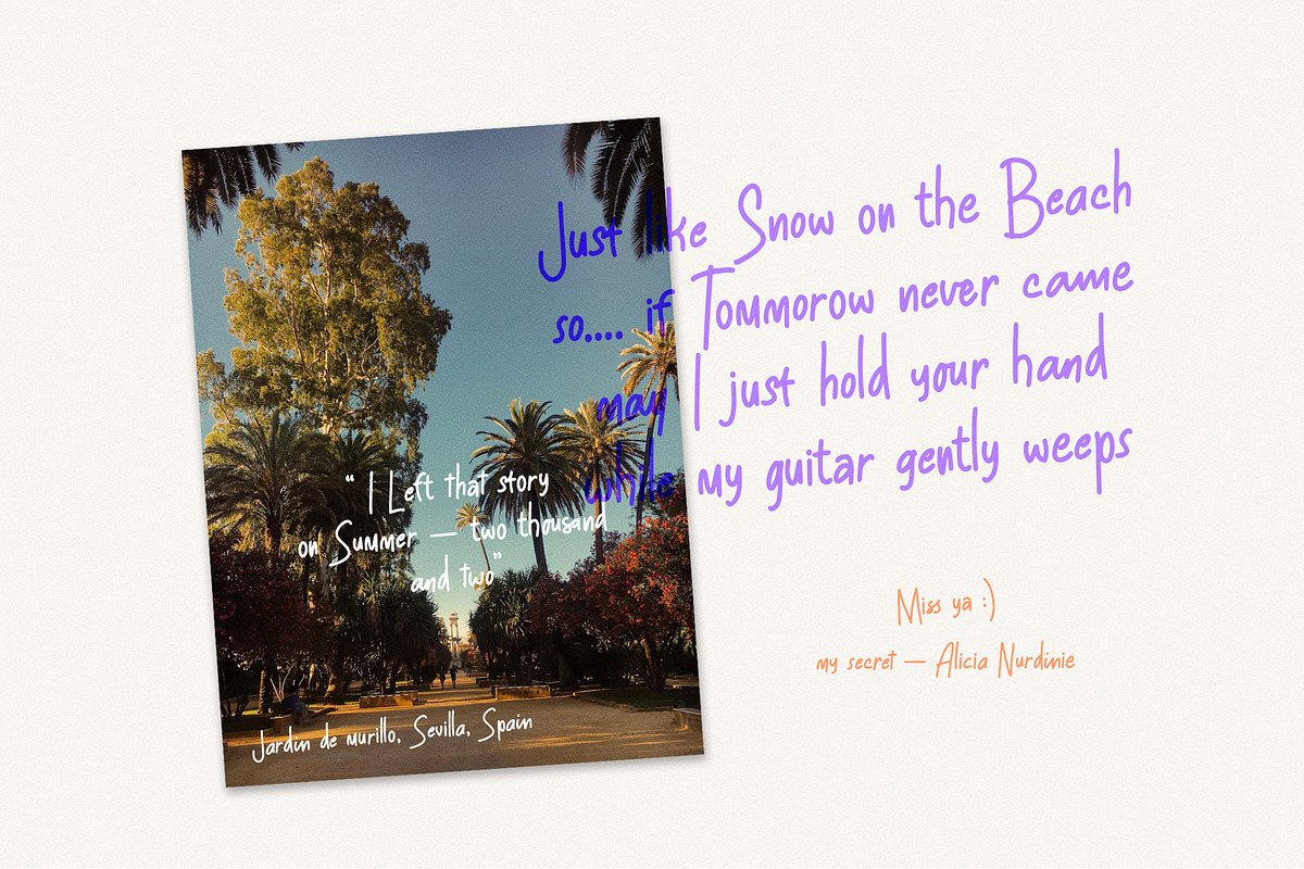 [30% OFF] Summer 10 Fonts Bundle, a Handwritten Font by Casloop Studio (Photo 9 of 14)