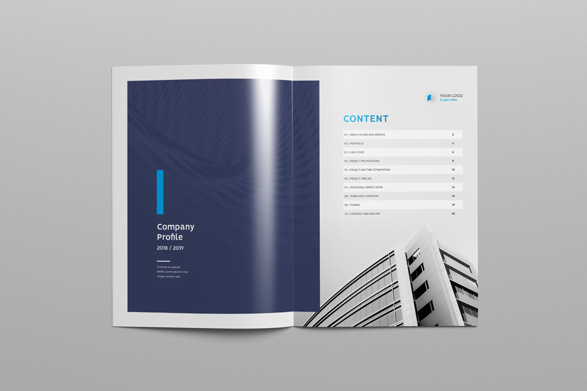 Company Profile 2018, a Brochure Template by Pro-Gh (Photo 4 of 11)