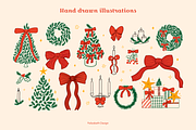 Coquette Christmas Collection, a Seasonal Illustration by Felizabeth Design (Thumbnail 3 of 13)