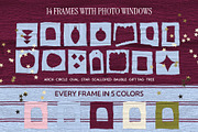 Crepe Paper Christmas Collage Kit, an Object Graphic by Anzhelika (Thumbnail 5 of 11)