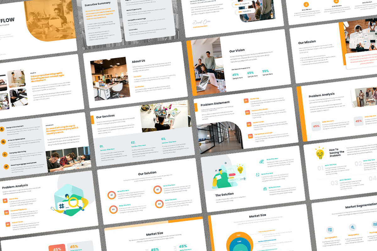 Business Pitch Deck Proposal, a Presentation Template by UX Dummy (Photo 2 of 4)