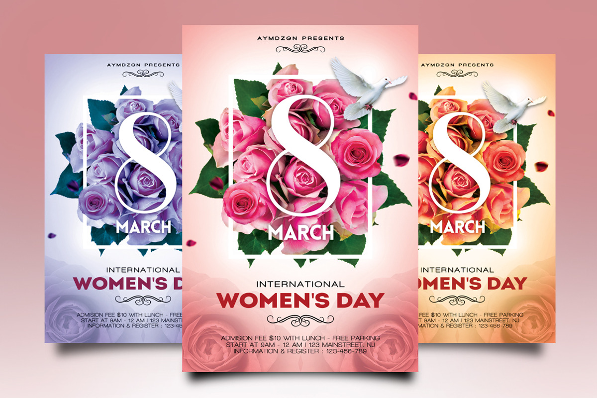 Women's Day Flyer, a Flyer Template by AyumaDesign (Photo 1 of 4)