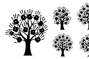 family handprint tree silhouette, an Illustration by Amazin_art (Thumbnail 24 of 29)