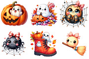 Kawaii Fall Halloween Clipart, an Illustration by DreamArtGraphic (Thumbnail 4 of 4)