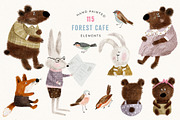 FOREST CAFE, an Animal Illustration by Oksana Stepova (Thumbnail 8 of 16)