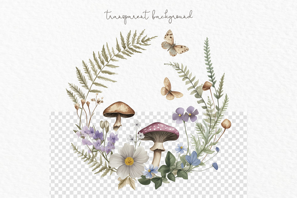 Woodland animal watercolor clipart, an Animal Illustration by MyLittleMeow (Photo 6 of 8)
