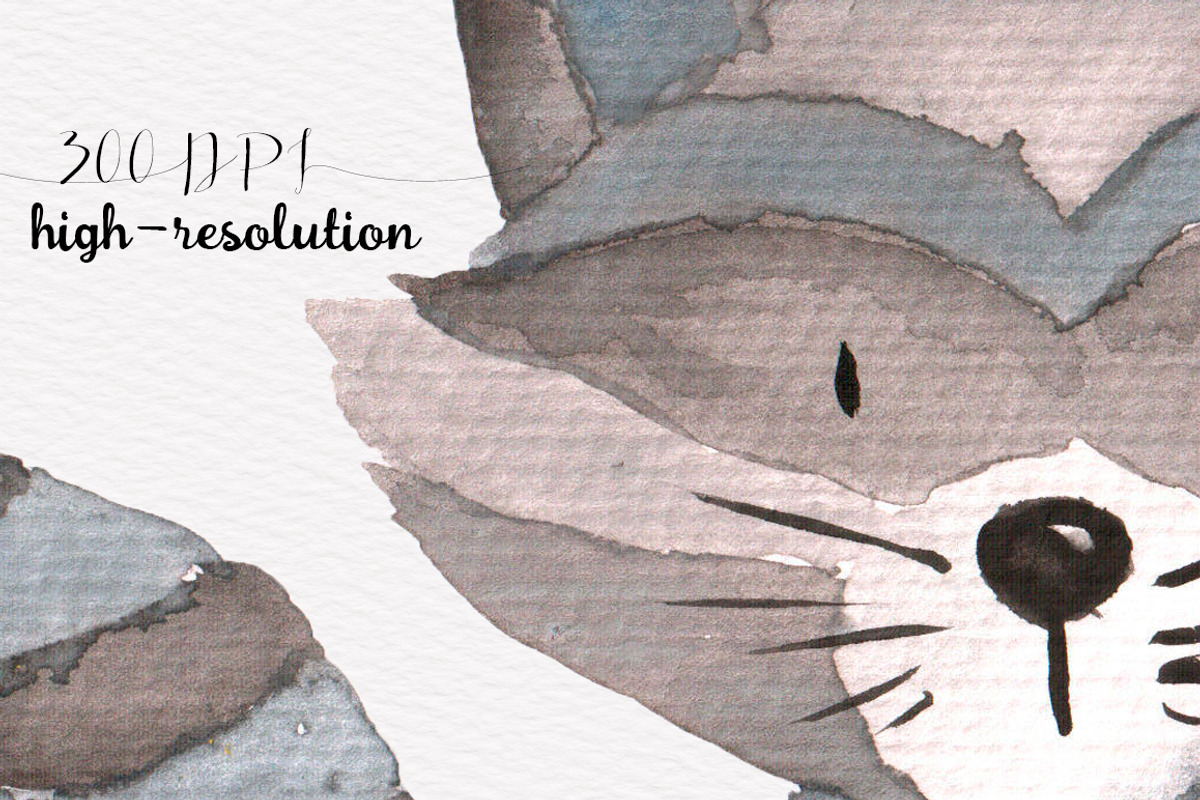 Woodland animals Watercolor Clipart, an Animal Illustration by Tanya Kart (Photo 5 of 5)