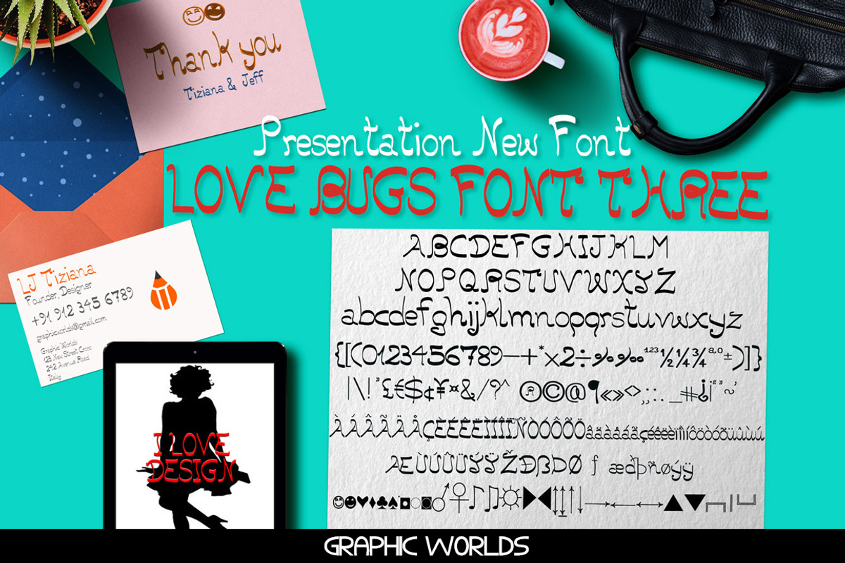 Love Bugs Font Trio preview 4