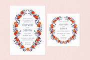 Orange Grove Wedding Invite Bundle, an Invitation Template by Wedding Whippet (Thumbnail 3 of 8)