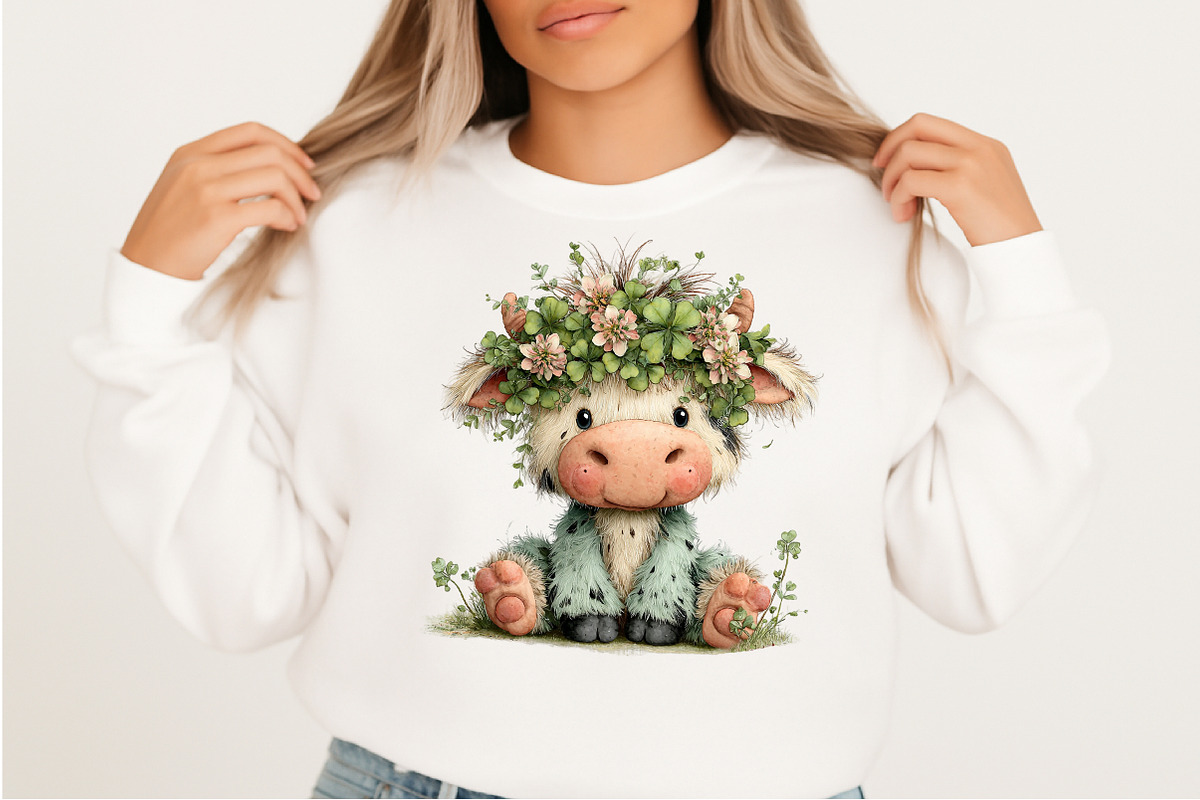 Cute St Patrick’s Animals Clipart, an Illustration by Craft Nest (Photo 7 of 11)