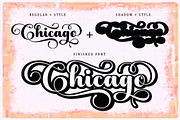 Chicago Font, a Script Font by Bungletter (Thumbnail 6 of 7)