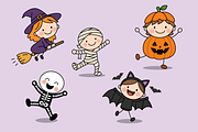 Halloween Characters Collection, a Seasonal Illustration by Artpon Illustration (Thumbnail 3 of 3)