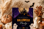 Cute Ghost Halloween Invitation, an Invitation Template by Arslan (Thumbnail 2 of 5)