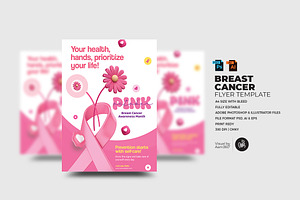 Breast Cancer Awareness Flyer, a Flyer Template by Aam360