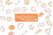 Embroidery | Symbols Fonts, a Symbol Font by Sirinart (Thumbnail 1 of 13)