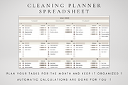 Cleaning Checklist Spreadsheet, a Templates & Theme by BRANDcontent (Thumbnail 2 of 7)