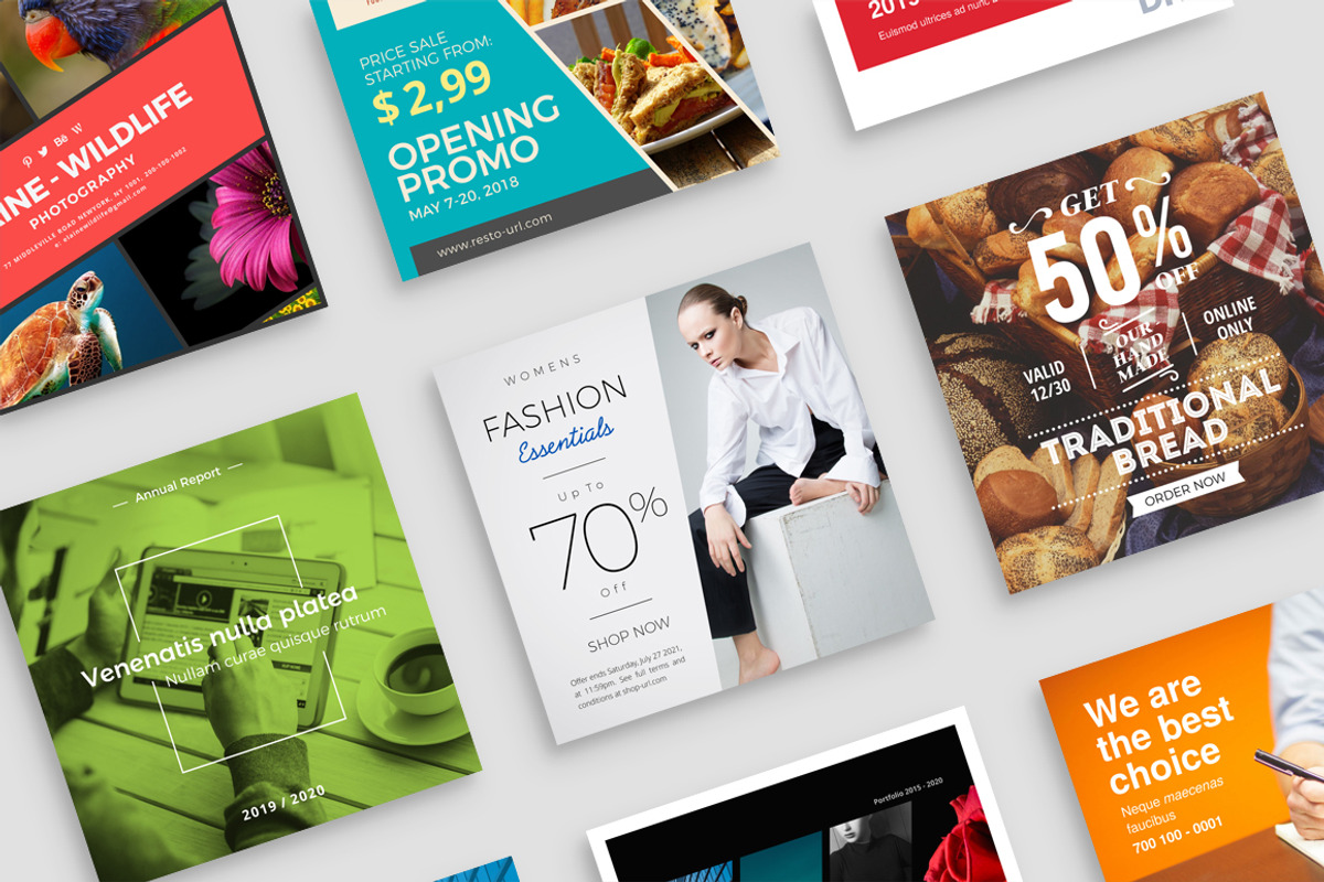 140+ Instagram Templates | 50% Off, a Social Media Template by Studio Siv (Photo 12 of 12)