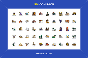 Desert icons, an Outline Icon by Wencory