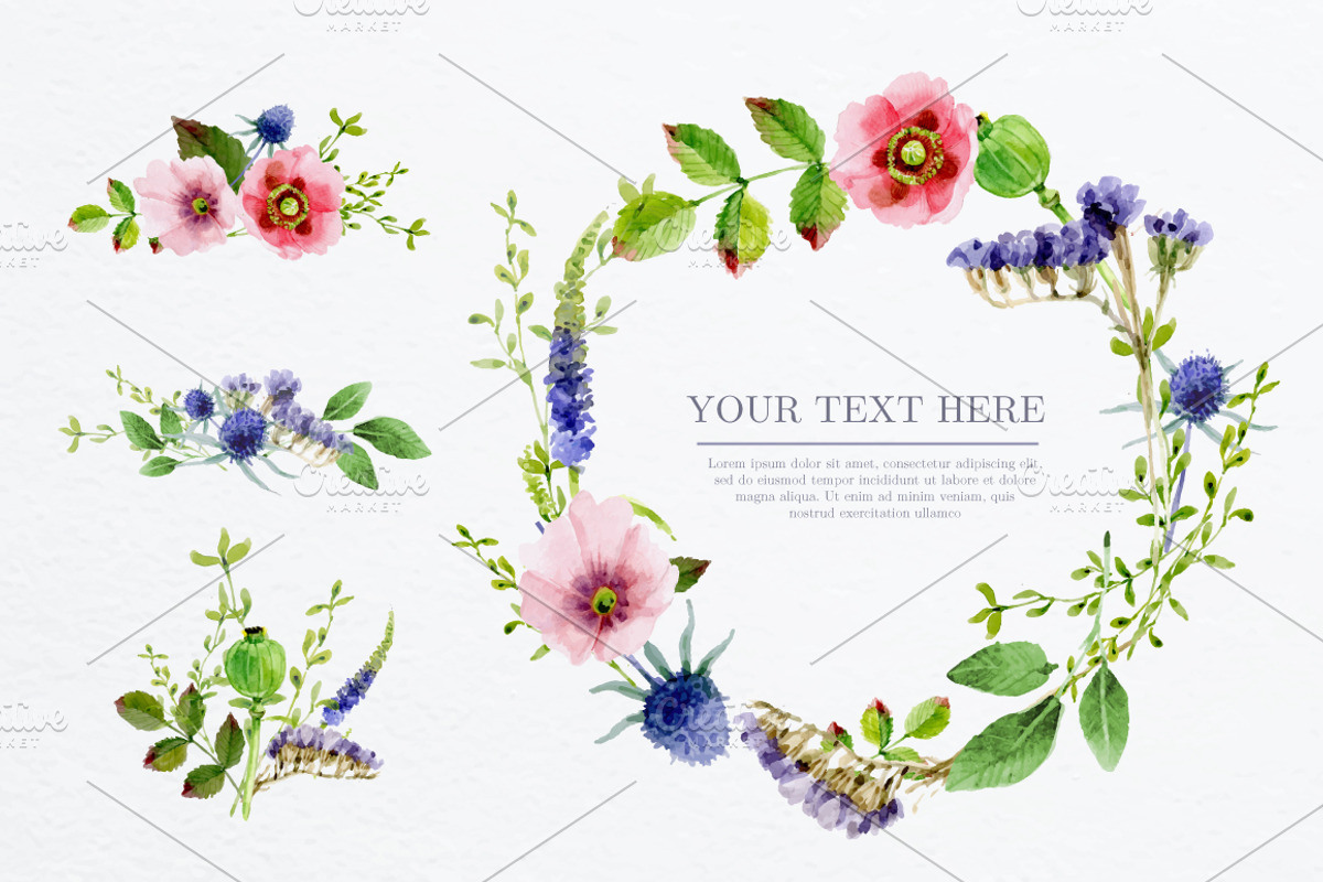'Garden Morning' vector/raster set, an Illustration by Cheeba Ribba Designs (Photo 3 of 3)