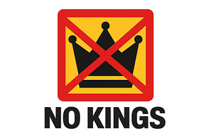 Anti monarchy protest symbol with cr, an Illustration by Dvoevnore photos