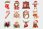 Cute Christmas Clipart, a Seasonal Illustration by Design Market (Thumbnail 2 of 4)