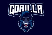 Gorilla Esports Logo Templates, a Branding & Logo Template by kidzdsgn (Thumbnail 2 of 4)