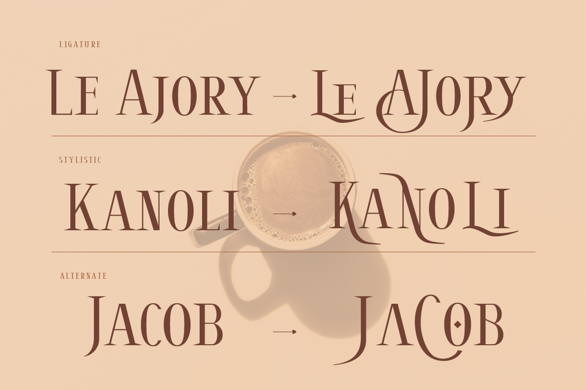 Elanrose, a Serif Font by kerismaker (Photo 2 of 12)