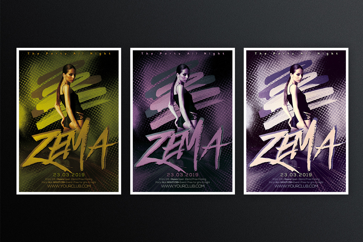 Zema Night Party, a Flyer Template by What a Story (Photo 3 of 5)