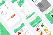 Supermarket Grocery Store Mobile App, an UI Kit Template by RiveupDigital (Thumbnail 4 of 6)