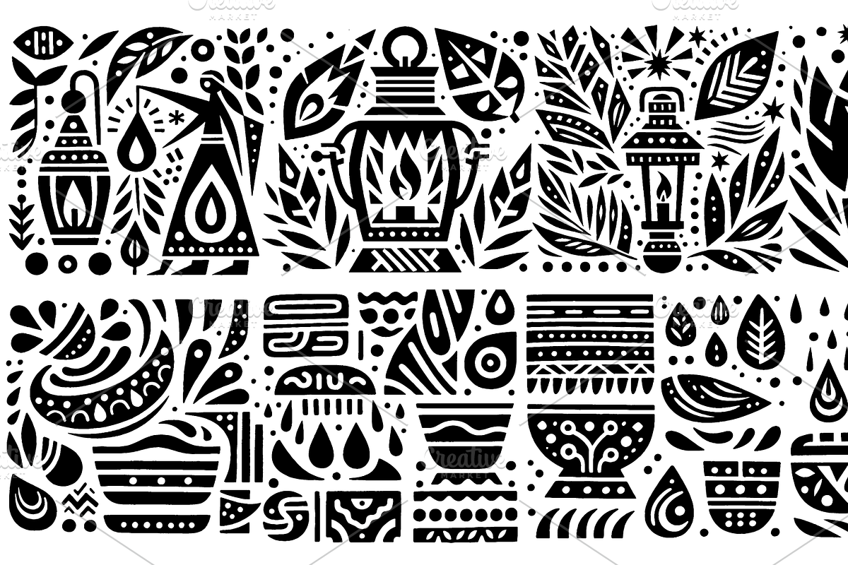 Vintage Gardening Folk Art, a Decorative Illustration by devastd (Photo 19 of 28)