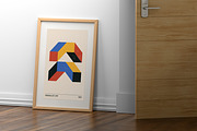 Retro Geometric Printable Wall Art, a Background Graphic by C Design Studio (Thumbnail 7 of 8)