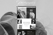 Wedding Photographer Squarespace, a Squarespace Template by Sofia Designs (Thumbnail 1 of 7)