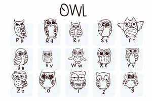 Owl Symbols Fonts