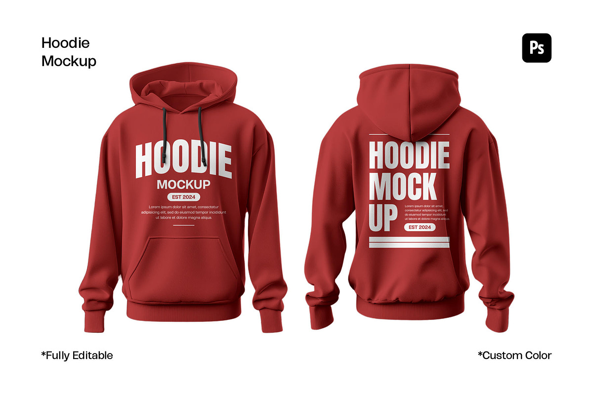 Hoodie Mockup, a Hoody Mockup by - Main Image