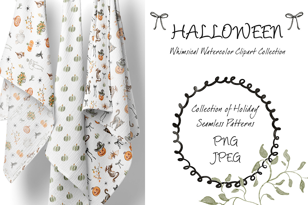 Halloween Whimsical Clipart, an Object Graphic by LenArt (Photo 8 of 15)
