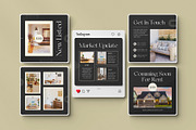 Real Estate Instagram Canva Template, a Social Media Template by Pixelpick (Thumbnail 5 of 5)