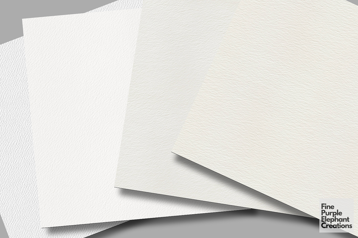 Watercolor Paper Texture Blank White, a Pattern Graphic by Fine Purple Elephant (Photo 3 of 5)