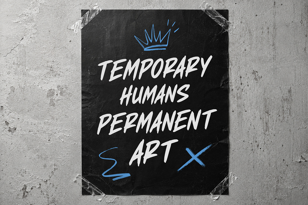 Grestanic Brush Marker Display Font, a Handwritten Font by Maulana Creative (Photo 3 of 7)