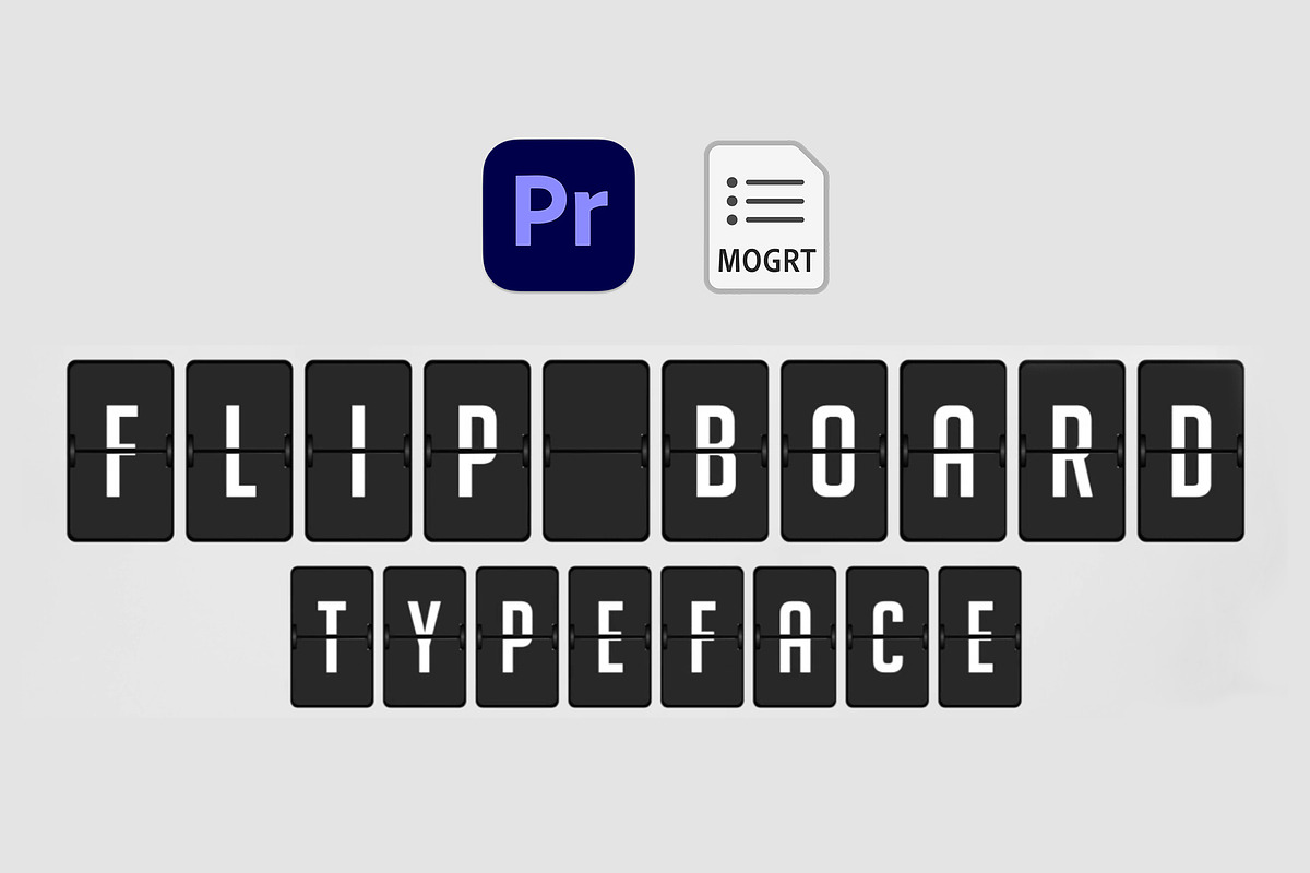 Flip Board - Animated Typeface, a Templates & Theme by Poly Artboard (Photo 1 of 2)