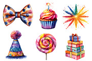 Happy Birthday Pop Art Clipart, an Illustration by CreationArt (Thumbnail 2 of 4)